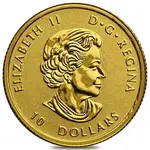2017 Canada 1/4 oz Big Horn Sheep Reverse Proof Gold Coin