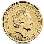 2017 Great Britain 1/4 oz Gold Queen's Beasts (Griffin) Coin .9999 Fine BU