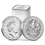2017 Great Britain 2 oz Silver Queen's Beast (Red Dragon) Coin .9999 Fine BU
