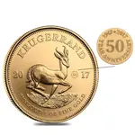 Default 2017 South Africa 1 oz Gold Krugerrand BU (50th Annv. Privy)