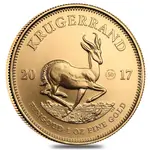 2017 South Africa 1 oz Gold Krugerrand BU (50th Annv. Privy)