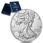 Default 2017-W 1 oz Burnished Silver American Eagle (w/Box & COA)