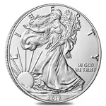 2017-W 1 oz Burnished Silver American Eagle (w/Box & COA)