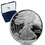 2017-W 1 oz Proof Silver American Eagle (w/Box & COA)
