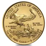 2018 1/10 oz Gold American Eagle $5 BU