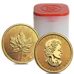 2018 1 oz Canadian Gold Maple Leaf $50 Coin .9999 Fine BU