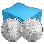 2018 1 oz Canadian Silver Wolf Predator Series $5 Coin .9999 Fine Silver