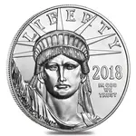 2018 1 oz Platinum American Eagle $100 Coin BU 