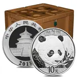2018 30 gram Chinese Silver Panda 10 Yuan .999 Fine BU