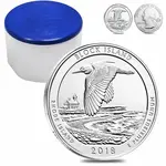 2018 5 oz Silver America the Beautiful ATB Rhode Island Block Island National Wildlife Refuge Coin