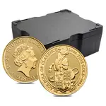 2018 Great Britain 1/4 oz Gold Queen's Beasts (Black Bull) Coin .9999 Fine BU