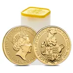 2018 Great Britain 1 oz Gold Queen's Beast (Black Bull) Coin .9999 Fine BU