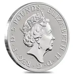 2018 Great Britain 2 oz Silver Queen's Beast (Black Bull) Coin .9999 Fine BU