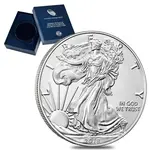 Default 2018-W 1 oz Burnished Silver American Eagle (w/Box & COA)