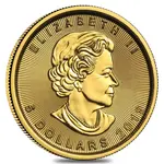 2019 1/10 oz Canadian Gold Maple Leaf $5 Coin .9999 Fine BU (Sealed)