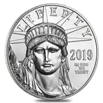 American 2019 1 oz Platinum American Eagle $100 Coin BU