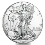American 2019 1 oz Silver American Eagle $1 Coin BU