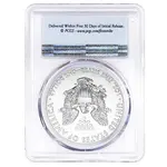 2019 1 oz Silver American Eagle $1 Coin PCGS MS 70 First Strike (Flag Label)