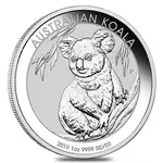 Australian 2019 1 oz Silver Australian Koala Perth Mint .9999 Fine BU In Cap