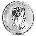 2019 1 oz Silver Canadian Incuse Maple Leaf .9999 Fine $5 Coin BU