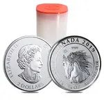 2019 3/4 oz Canadian Wild Horse Reverse Proof Silver Coin .9999 Fine