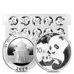 2019 30 gram Chinese Silver Panda 10 Yuan .999 Fine BU