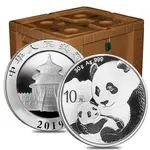 2019 30 gram Chinese Silver Panda 10 Yuan .999 Fine BU