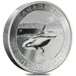 2019 Canada 2 oz Orca Whale Silver Coin BU