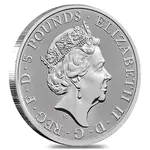 2019 Great Britain 2 oz Silver Queen's Beasts (Falcon) Coin .9999 Fine BU