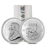 2019 South Africa 1 oz Silver Krugerrand BU