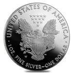 2019-W 1 oz Proof Silver American Eagle (w/Box & COA)