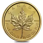 2020 1/2 oz Canadian Gold Maple Leaf $20 Coin .9999 Fine BU (Sealed)