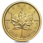 2020 1/4 oz Canadian Gold Maple Leaf $10 Coin .9999 Fine BU (Sealed)