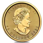 2020 1/4 oz Canadian Gold Maple Leaf $10 Coin .9999 Fine BU (Sealed)