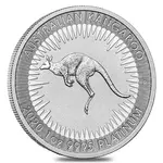 Australian 2020 1 oz Australian Platinum Kangaroo Perth Mint Coin .9995 Fine BU In Cap