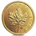 2020 1 oz Canadian Gold Maple Leaf $50 Coin .9999 Fine BU