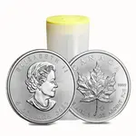 2020 1 oz Canadian Silver Maple Leaf .9999 Fine $5 Coin BU