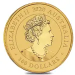 2020 1 oz Gold Australian Swan Perth Mint .9999 Fine BU In Cap