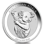 2020 1 oz Silver Australian Koala Perth Mint .9999 Fine BU In Cap