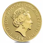 2020 Great Britain 1 oz Gold Queen's Beasts White Horse of Hanover Coin .9999 Fine BU