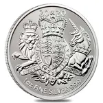 2020 Great Britain 1 oz Silver Royal Arms Coin .999 Fine BU 