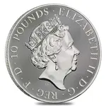 2020 Great Britain 10 oz Silver Valiant Coin In Cap .9999 Fine BU