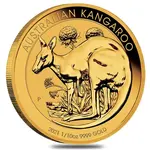 Australian 2021 1/10 oz Australian Gold Kangaroo Perth Mint Coin .9999 Fine BU In Cap