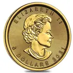 2021 1/10 oz Canadian Gold Maple Leaf $5 Coin .9999 Fine BU (Sealed)