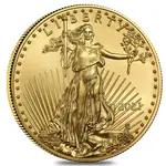 American 2021 1/10 oz Gold American Eagle $5 Coin BU
