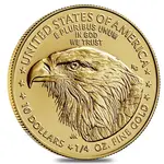2021 1/4 oz Gold American Eagle Type 2 PCGS MS 70 FDOI