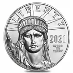 2021 1 oz Platinum American Eagle $100 Coin BU