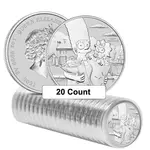 2021 1 oz Tuvalu Marge & Maggie Simpson Silver Coin .9999 Fine BU In Cap