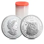 2021 3/4 oz Canadian Great Horned Owl Reverse Proof Silver Coin .9999 Fine