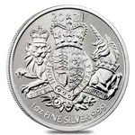 British 2021 Great Britain 1 oz Silver Royal Arms Coin .999 Fine BU